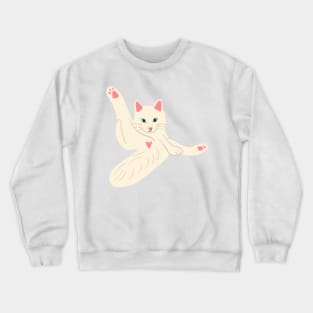 Yoga Cat Crewneck Sweatshirt